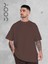 Bisiklet Yaka Rahat Kalıp Oversize Basic 5'li T-Shirt Paketi 4