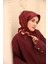 Tivil Ipek Eşarp 11464-09 Bordo Karışık Desen 4