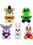 Five Night Plushies Peluş Oyuncak Seti Five Nights Oyun Peluş Oyuncak Bebek 7 Inç - 5 Parça Hayranlar Çocuklar Peluş Oyun (Yurt Dışından) 1