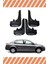 Renault Megane 2 Sd 2004-2010 Racing Yazılı 4'lü Tozluk Çamurluk Paçalık 1