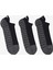 3pk Mens 1/2 Terry Low Cut W/ Heel Tab Erkek Siyah Çorap S119006H-001 2
