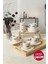 Deep Collection Mottolu Stackable Çay Takımı 12 Parça 6 Kişilik 22650-55 1