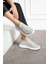 Gri Triko Günlük Kadın Sneaker 3