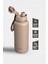 1 Hand Leak-Proof Sızdırmaz Çelik Termos 1000 Ml Lıght Brown St-217 2