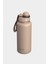 1 Hand Leak-Proof Sızdırmaz Çelik Termos 1000 Ml Lıght Brown St-217 3