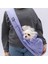 Lila Crossbody Çanta Kedi Köpek Taşıma Çantası 1