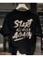 Start Baskılı Özel Tasarım Oversize Tshirt 1
