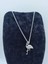 Flamingo Figürlü Kristal Taşlı Çelik Zincir Kolye - 40 cm + 5 cm Ayarlı 1