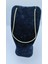 Kristal Taşlı Sarı Kaplama Çelik Kolye - 46 cm 1