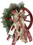 Noel Kış Kapı Kolye Çiftlik Evi Taşıma Tekerleği Noel Süs Noel Çam Kozalağı (40 Cm) (Yurt Dışından) 1