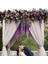 Yapay Ipek Wisteria Vine Ratta Ipek Asılı Çiçek Düğün Dekor, 6 Parça, (Mor) (Yurt Dışından) 5