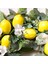 Sarı Limon ve Yeşil Yapraklı 18 Inç Yapay Limon Çelengi, Ev Duvarı ve Ön Kapı Dekoru Için Meyve Çelengi (Yurt Dışından) 4