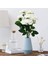 100 Adet Yapay Plastik Gül Çiçek Dıy Buketleri Düğün Dekor Için Yeşilimsi Çiçek Şube Kaynaklanıyor (Yurt Dışından) 3