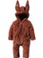 Kız Erkek Bebek ve Çocuk Patikli Peluş Tavşan Tulum 1