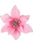 50 Paket Glitter Poinsettia Yılbaşı Ağacı Süsleri 5 Inç Yapay Ipek Çiçekler Dekor Garland (Pembe) Seçtikleri (Yurt Dışından) 2