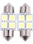 Dc 12V 31MM 4 5050 Smd Araba Iç Kubbe Festoon LED Işık Beyaz 2 Adet (Yurt Dışından) 1
