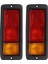 2 Adet Sol ve Sağ Arka Kuyruk Işık Lambası MB124963 MB124964 214-1946L-UE 214-1946R-UE Mitsubishi Pajero Montero Için Fit (Yurt Dışından) 1