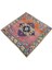 Halı El Dokuma Vintage Kırşehir Halısı 74X75 Lila Mor Küçük Yastık Yün Halı 3