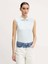 Guess Kadın Mavi Kolsuz Slim Fit Polo Üst 3