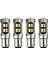 4x Araba LED Ampul Canbus 1157 P21/ 5W BAY15D Çift Renkli Geri Vites Lambası Beyaz Amber C (Yurt Dışından) 1