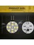 12PCS G4 Puck Işıkları LED Ampuller Yan Pim Tabanı Yuvarlak G4 5050 12SMD LED Rv Camper Işık Ev Okuma Işığı, Beyaz (Yurt Dışından) 4