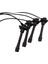 4x Buji Kablosu Seti 5mm 1993-1997 Toyota Corolla 1.6l 1.8l 90919-22327 (Yurt Dışından) 4