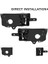 Sol + Sağ Taraf Iç Kapı Kolu 2007-2012 Hyundai Santa Fe Için Gri Topuzlu 82610-2B010 82620-2B010 (Yurt Dışından) 5