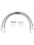 Jeep Tj/yj/xj 1987-2006 4-6 Inç 89702 Için Fren Hatları Değişimi (Yurt Dışından) 1