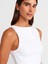 21001 Kayık Yaka Peplum Top-Beyaz 3
