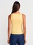21048 Halter Yaka Top-Sarı 2