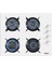 Home Basic Beyaz Cam Ankastre Set 3