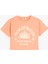 Bisiklet Yaka Kısa Kollu Pamuklu Crop Tişört 1