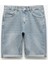 Düğmeli Pamuklu Katlamalı Paça Slim Fit Denim Şort 1