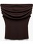 Krep Kumaş Drape Detaylı Straplez Bluz 1