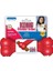 Köpek Kırmızı Kauçuk Oyuncak Kemik M 18Cm 1