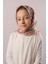 Gül Kurusu Dijital Baskılı Çocuk Tesettür Eşarp Pamuk Polyester Papatya Desenli 6003_18 1