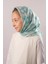 Gül Kurusu Dijital Baskılı Çocuk Tesettür Eşarp Pamuk Polyester Papatya Desenli 6003_18 2