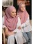 Lacivert Pratik Anne Kız Kombin Tesettür Eşarp Sandy Düz Hijab 230812_02 4