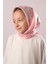 Gül Kurusu Dijital Baskılı Çocuk Tesettür Eşarp Pamuk Polyester Papatya Desenli 6003_18 3