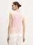 Guess Kadın Pembe Kolsuz Slim Fit Polo Üst 2