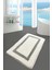 Quadrato Gri 70X120 cm Banyo Halısı Paspas Kaymaz Taban Yıkanabilir Akrilik 1