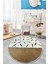 Bisquit Bej 90X90 cm Çap Banyo Halısı Akrilik 1