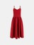 Kadın Kırmızı Sophie Uzun Elbise 3