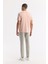 Erkek Pembe Polo Yaka Pamuklu Jakarlı T-Shirt A41Y1167 5