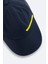 Erkek Lacivert %100 Pamuk Enjeksiyon Baskı Detaylı Şapka A41Y9200 3
