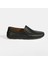 Erkek Siyah Slip-On Deri Loafer 1
