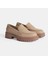Kadın Taba Slip-On Deri Loafer 2