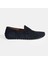 Erkek Lacivert Slip-On Süet Loafer 1