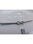 Taşlı Sonsuz Figürlü, Taşlı Zincirli Asansör Kilitli Çelik Bileklik - 24 cm 1