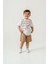 Erkek Çocuk Harf Alt Üst Yazlık T-Shirt Şort Ikili Takım Beyaz 4